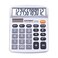Catiga 12 Digits Desktop Calculator With Large Lcd Display Dual Solar Power And Battery Standard Function For Office Home School Cd2786