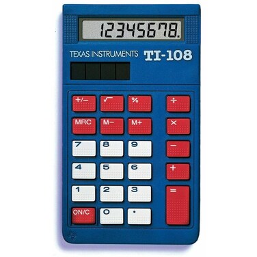 Texas Instruments Ti108 Elementary Calculator