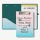 Hongri Mini Clipboard Folio With Refillable Lined Notepad A5 Clip Board