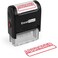 Excelmark Approved Self Inking Rubber Stamp Red Ink