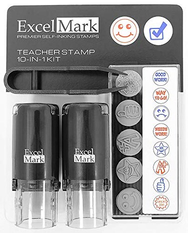 Excelmark A17 Teacher Selfinking Rubber Stamp Kit