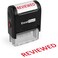 Excelmark Reviewed Self Inking Rubber Stamp Red Ink A1539
