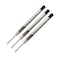 Retro 51 Easy Flow 9000 Ballpoint Refills Black Ink 3Pack German Engineered For Smooth Writing Compatible With Tornado Pens