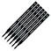 6 Pack Schmidt 888 Black Medium Rollerball Refill