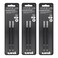 Uniball 207 Plus Pen Refills 07Mm Medium Point Black Ink 6 Refills