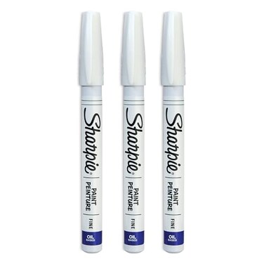 Sharpie Permanent Paint Marker Fine Point Set Of 3