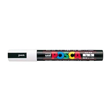 Uni Posca Medium Marker White Pc5M1