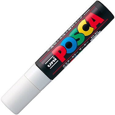 Uni Posca Extra Bold Marker White Pc17K1