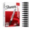 Sharpie Permanent Markers Fine Point Black 12 Count