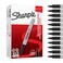 Sharpie Permanent Markers Fine Point Black 12 Count