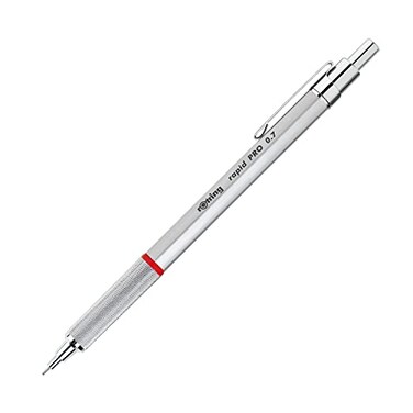 Rotring Rapid Pro Mechanical Pencil 07 Mm Silver