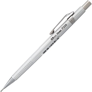 Pentel P209 Sharp Mech Pencil 09Mm Metsilvr