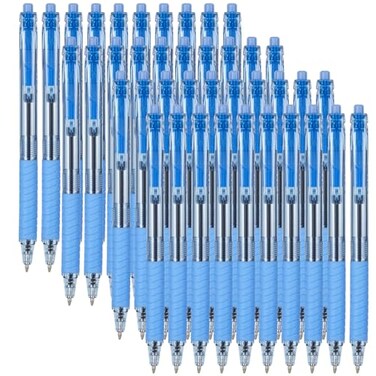 Sooez 40 Pack Bulk Pens Ballpoint Smooth Writing Black Ink Pens Retractable Ballpoint Pen With Soft Grip Medium Point 10Mm Pens For Journaling Office Supplies For Nurseserver Note Taking