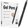 Jimmidda 12 Pack Gel Pens Black Ink 05Mm Fine Point Smooth Writing Pen