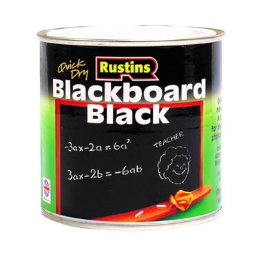 Rustins Blackboard Black Paint 100Ml