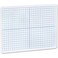 Flipside Grid Sideplain Side Dry Erase Lap Board Blue
