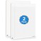 Scribbledo 2 Pack Dry Erase Notebook College Ruled Lined Board 9X12 Reusable Lined Erasable Ruled Writing Note Pad Lapboard Blank Whiteboard On Reverse