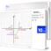 Scribbledo Xy Graph Dry Erase Sheets 11X14 Math Practice Small White Board Dry Erase Sheets Math Manipulatives Grid Whiteboard Sheets Math Supplies Homeschool Teacher Students Classroom Pack Of 10