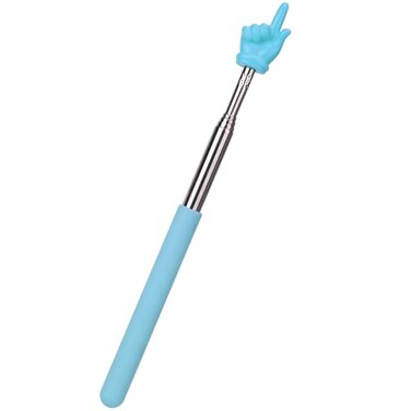 Dumero Extendable Finger Pointer Stick Collapsible Telescoping Long Hand Pointing Stick For Presentations Retractable Presenter Pointer For Meetings Seminars Training Office Supplies Essentials