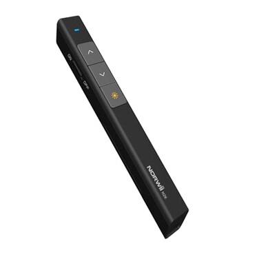 Norwii N26 Wireless Presentation Clicker Presentation Remote Powerpoint Clicker With Pointer For Powerpoint Presentations Power Point Clicker Wireless Presenter Remote Black