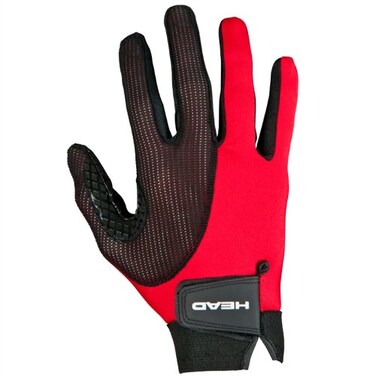 Head Leather Racquetball Glove Web Extra Grip Breathable Glove For Right Left Hand Left Medium