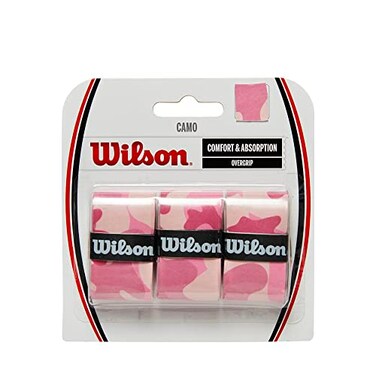 Wilson Camo Overgrip 3 Pack Pinkwhite Camo