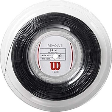 Wilson Revolve 16 Tennis String Set Black