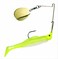 Strike King Redfish Magic Saltwater Spinnerbait Chartreuse Glowchartreuse Head 025Ounce
