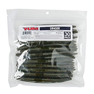 Yum Dinger Bulk 30Pack Green Pumpkin Blue Flake 5