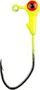 Strike King Lures Mr Crappie Jig Head With Lazer Sharp Eagle Claw Hook Freshwater 132 Oz 2 Hook Chartreuse Package Of 8