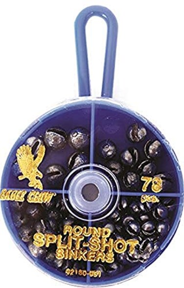 Eagle Claw Split Shot Sinker Assortment 78 Pc