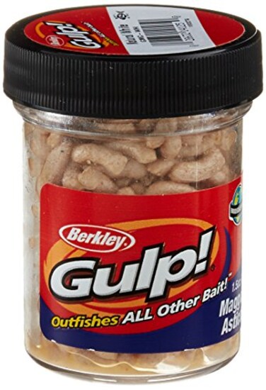 Berkley Gulp Maggot Natural White 1Inch