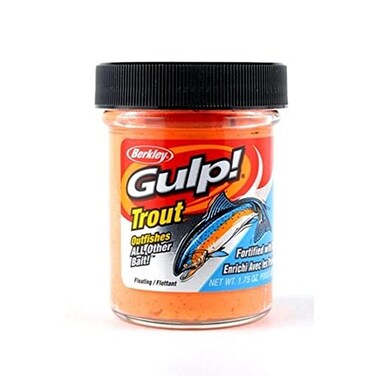Berkley Gulp Trout Dough Orange Pulp