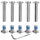 Biaungdo 5 Sets 32Mm Inline Skate Wheels Screws 6Mm Od Inline Skate Replacement Bearings Roller Skating Screws Skating Wheel Axles Socket Screw With 1 Pack Installation Tool