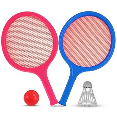 Junior Beginner Badminton Set Shuttlecock Ball 2 Rackets