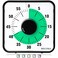 Secura 60Minute Visual Countdown Timer 75Inch Oversize Classroom Visual Timer For Kids And Adults Durable Mechanical Kitchen Timer Clock With Magnetic Backing Green
