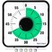 Secura 60Minute Visual Countdown Timer 75Inch Oversize Classroom Visual Timer For Kids And Adults Durable Mechanical Kitchen Timer Clock With Magnetic Backing Green