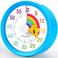 Secura 60Minute Visual Timer Rainbow Classroom Timers For Kids Time Clocks Countdown Time Tracker Management Tool With Pause Function Blue Star
