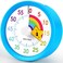 Secura 60Minute Visual Timer Rainbow Classroom Timers For Kids Time Clocks Countdown Time Tracker Management Tool With Pause Function Blue Star
