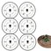 6 Pcs Objective Point Marker Disc Gaming Accessory Compatible With 40K Warhammer And Other Tabletop War Games Skull Pattern Miniatures Not Included