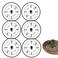6 Pcs Objective Point Marker Disc Gaming Accessory Compatible With 40K Warhammer And Other Tabletop War Games Skull Pattern Miniatures Not Included