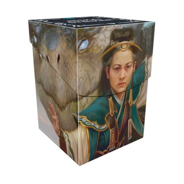 Ultra Pro Tarkir Dragonstorm Shiko and Narset UnifiedElsha Threefold Master Jeskai Striker Commander Deck 100 Deck Box for Magic The Gathering Magic Gathering deck box MTG TCG storage case