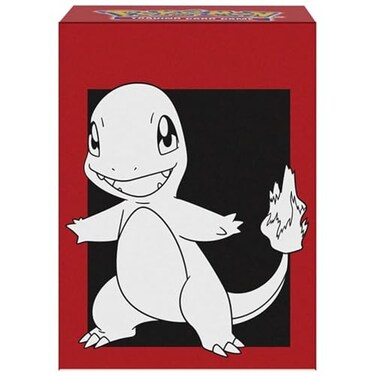 Ultra Pro Charmander Full View Deck Box for Pokmon TCG storage Full View selflocking lid holds 75 cards doublesleeve compatible deck divider trading card organizer