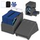 Proijeut Mtg Deck Box with Life Counter Commander Deck Box Fits 100 DoubleSleeved Cards Magic Card Storage Box with Commander Display Dice Tray Fit for MTG TCG CCG Grey