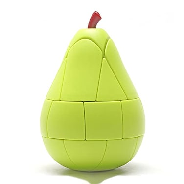 Yealvin 3D Fruit Cube 33 Magic Speed Cube Childrens Educational Toys Puzzle Cube Brain Teaser Pear