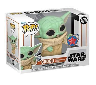 Funko Grogu Macys Thanksgiving Day Parade Float 4 inch Figure Bundled in Protector