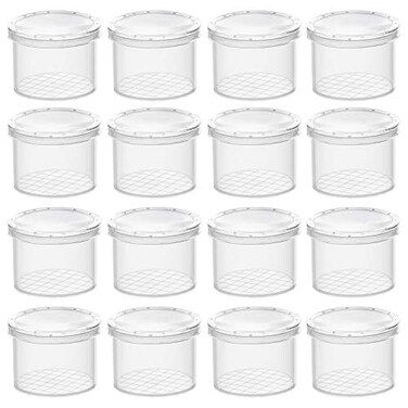 Coopay 16 Pieces Bug Viewer Critter Insect Cage Magnifying Insect Box Bug Magnifier Container Catcher Cage Science Nature Exploration Tools