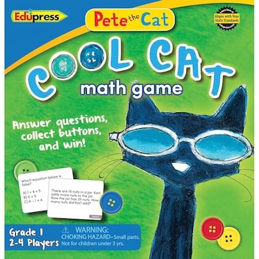 Edupress Pete The Cat Cool Cat Math Game Grade 1 EP63531