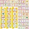 Geyee 60 Pcs Visual Schedule Cards Daily Routine Chart Visual Planner Cards Bulk for Autism Learning Materials Aspergers ADHD Home Education Behavioral ToolYellow