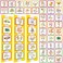 Geyee 60 Pcs Visual Schedule Cards Daily Routine Chart Visual Planner Cards Bulk for Autism Learning Materials Aspergers ADHD Home Education Behavioral ToolYellow